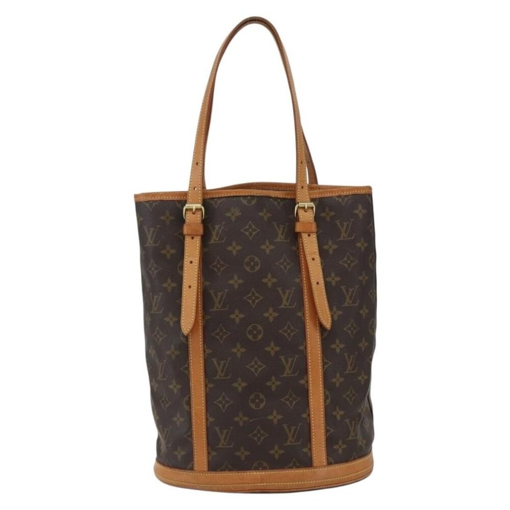 Authentic LOUIS VUITTON Monogram Bucket GM Shoulder Bag M42236 LV - Picture 9 of 16